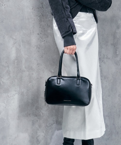 CHARLES & KEITH 2way ショルダー バッグブラック Charles and Keith 