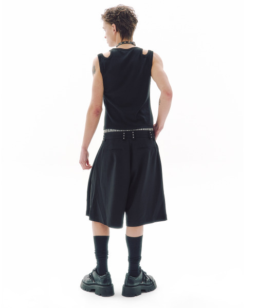 TRIPSHOP(トリップショップ)の「ワンダリングチェーンバミューダスラックス(その他パンツ・レディース・ブラック・SMALL/MEDIUM)」の5枚目の写真