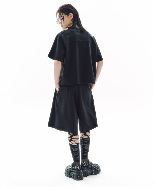 TRIPSHOP(トリップショップ)の「ワンダリングチェーンバミューダスラックス(その他パンツ・レディース・ブラック・SMALL/MEDIUM)」の8枚目の写真