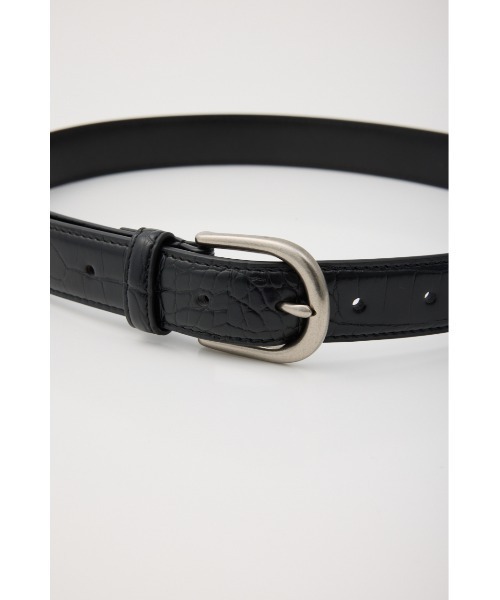 LAGUA GEM（ラグアジェム）の「FAUX CROCO ベルト（ベルト・レディース・ブラック/ブラウン・FREE）」の6枚目の写真