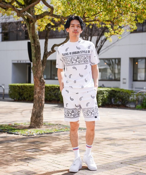 LUXE/R GOLF(ラグジュ ゴルフ)の「(RM)【LUXE/R GOLF】ストレッチ スムース 総柄 ハイネック Tシャツ(Tシャツ/カットソー・メンズ・ネイビー/チャコールグレー/ブラック/ホワイト・X-LARGE/LARGE/MEDIUM)」の17枚目の写真