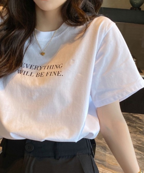 SallyLunn(サリーラン)の「【定番大人カジュアル】ロゴTシャツ(Tシャツ/カットソー・レディース・ホワイト/ピンク/イエロー・MEDIUM/LARGE)」の6枚目の写真