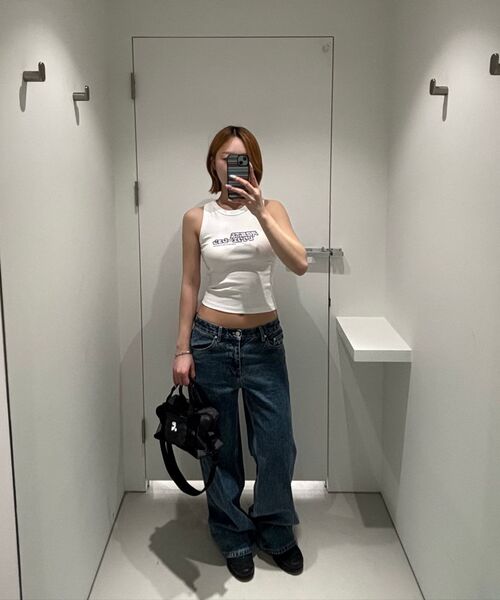 Rest&Recreation(レストアンドレクリエーション)の「ANIME LOGO SLEEVELESS - WHITE(Tシャツ/カットソー・レディース・その他・ONE)」の3枚目の写真