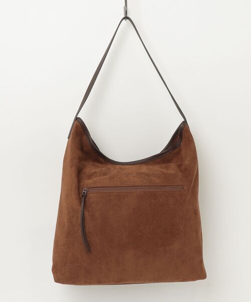 Un coeur(アンクール)の「【Un coeur/アンクール】SUEDE DRAPE ONE SHOULDER / スエード ドレープワンショルダー kareem / K906019(ショルダーバッグ・メンズ・キャメル/グレー・FREE)」の3枚目の写真