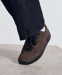 6FT（シックスフィット）の「5IN HI スウェード ドイツ軍 スニーカー ハイトアップバージョン - チョコブラウン（スニーカー）」