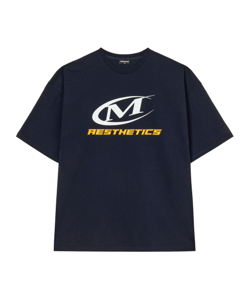 MIHAK(ミハク)の「シンボルビッグロゴオーバーサイズTシャツ(ネイビー)(Tシャツ/カットソー・メンズ・その他・1/2/3)」の8枚目の写真