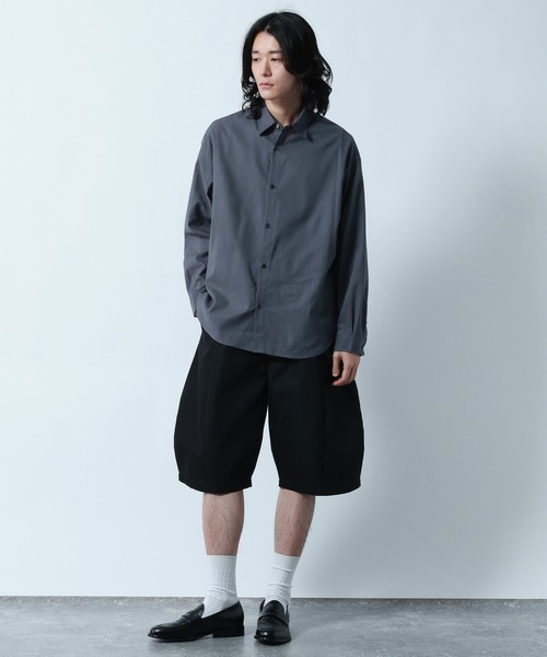 RAGEBLUE(レイジブルー)の「Linen Blend Regular Collar Shirt / リネン混レギュラーカラーシャツ(シャツ/ブラウス・メンズ・ブラック/ダークグレー/その他5・MEDIUM/LARGE)」の18枚目の写真