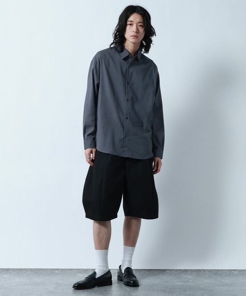 RAGEBLUE(レイジブルー)の「Linen Blend Regular Collar Shirt / リネン混レギュラーカラーシャツ(シャツ/ブラウス・メンズ・ブラック/ダークグレー/その他5・MEDIUM/LARGE)」の19枚目の写真