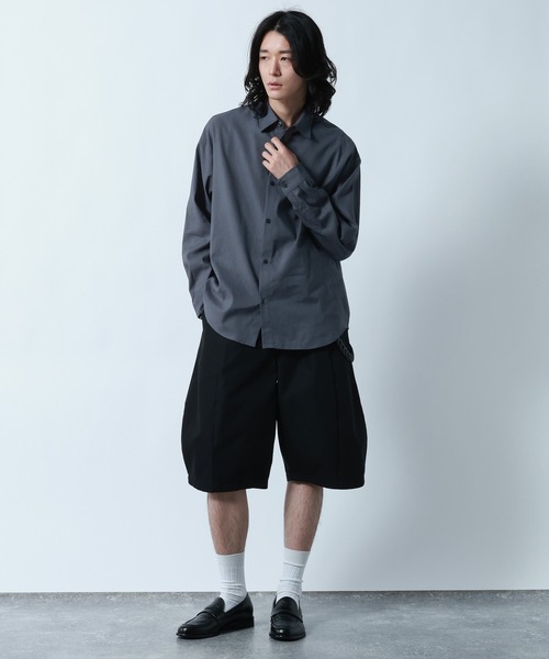 RAGEBLUE(レイジブルー)の「Linen Blend Regular Collar Shirt / リネン混レギュラーカラーシャツ(シャツ/ブラウス・メンズ・ブラック/ダークグレー/その他5・MEDIUM/LARGE)」の21枚目の写真