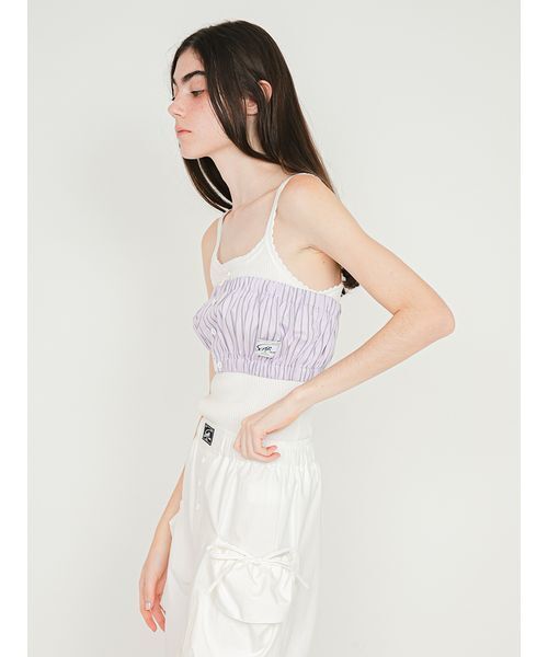 SORIN(ソリン )の「Stripe Bandeau Bustier/ストライプ バンドゥービスチェ(その他トップス・レディース・ライラック/ブルー/ホワイト・38)」の21枚目の写真