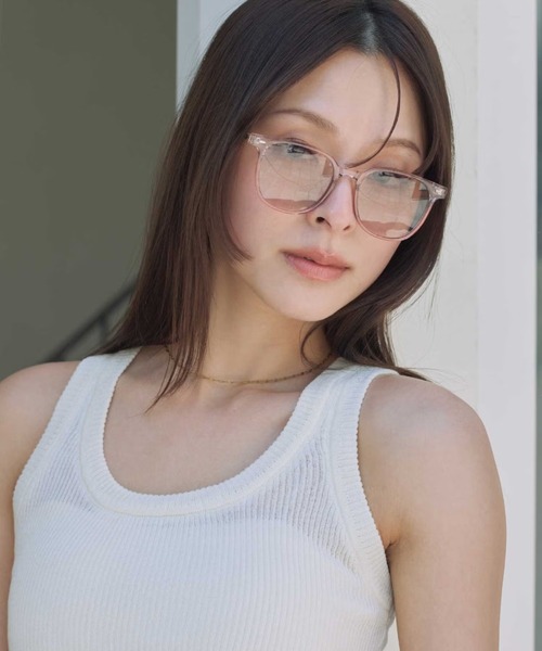 ACYM(アシーム)の「調光ウェリントンサングラス(サングラス・レディース・ピンク/ブラック・FREE)」の14枚目の写真