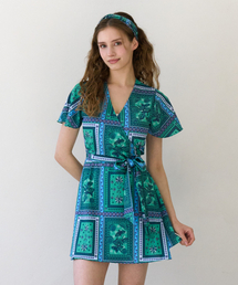 BONIDEE（ボニデ）の「カバーアップラップ水着セットペルグリーン（水着）」