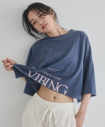 ワイドショート ロゴTシャツ