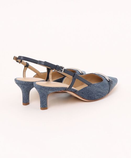 MICHAEL KORS(マイケルコース)の「CARSON スリング キトゥン パンプス(パンプス・レディース・ブルー系・8/7.5/7/6.5/6/5/5.5/8.5/9)」の2枚目の写真