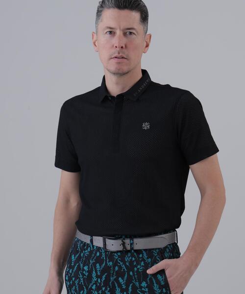 St ANDREWS(セントアンドリュース)の「【St ANDREWS】ビッグメッシュ半袖シャツ (MENS)(ポロシャツ・メンズ・ブラック/グリーン/ホワイト・L/M/LL/LL1)」の1枚目の写真