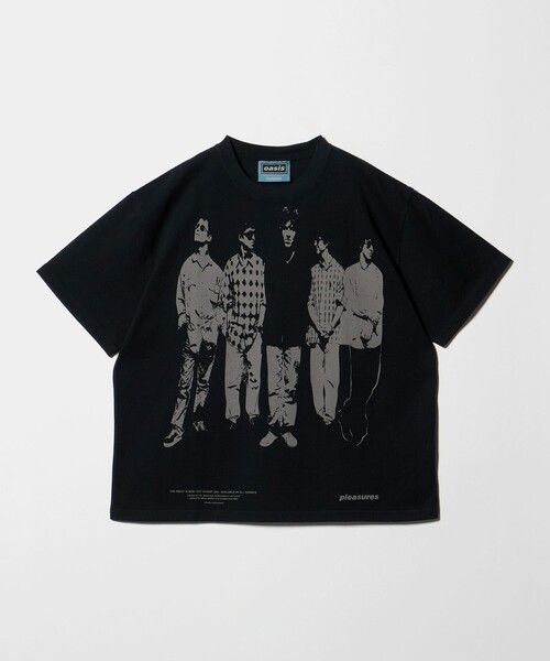 PLEASURES(プレジャー)の「<PLEASURES × oasis>DEFINITELY Tシャツ(Tシャツ/カットソー・メンズ・ブラック・M/L/S)」の1枚目の写真