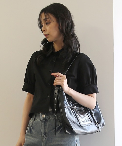 No one knows(ノーワンノーズ)の「ZOZO限定 クラシックデザインショルダーバッグ(ショルダーバッグ・レディース・ブラウン/ブラック・FREE)」の13枚目の写真