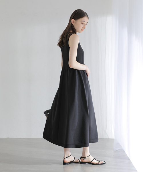La TOTALITE（ラトータリテ）の「【洗える】ウォッシャブルホールワンピース（ワンピース・レディース・ネイビー/レッド/ブラック・38/36）」の6枚目の写真