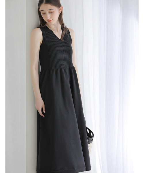 La TOTALITE（ラトータリテ）の「【洗える】ウォッシャブルホールワンピース（ワンピース・レディース・ネイビー/レッド/ブラック・38/36）」の8枚目の写真