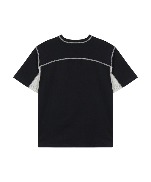HYUNFIT（ヒョンフィット）の「ESSENTIAL MESH T-SHIRT-[BLACK]（Tシャツ/カットソー・メンズ・その他・MEDIUM/LARGE/X-LARGE）」の9枚目の写真