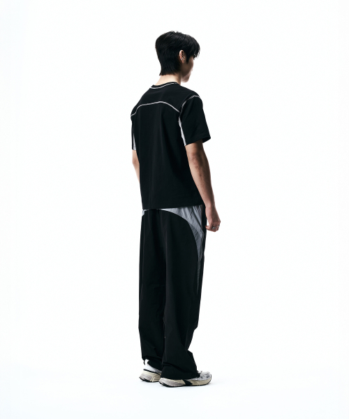 HYUNFIT（ヒョンフィット）の「ESSENTIAL MESH T-SHIRT-[BLACK]（Tシャツ/カットソー・メンズ・その他・MEDIUM/LARGE/X-LARGE）」の4枚目の写真