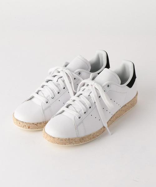 adidas（アディダス）の「アディダス/OC adidas STAN SMITH LUXE W（スニーカー・レディース・ブラック・24cm/23cm/23.5cm/24.5cm/25cm）」の3枚目の写真