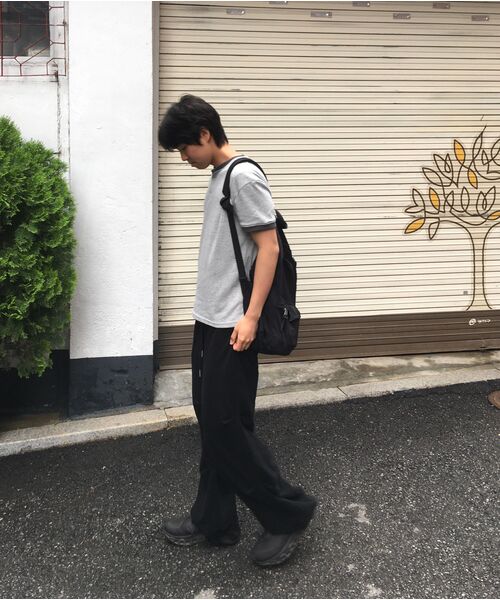 P.IN.O(ピインオ)の「スナップヘンリーネック半袖Tシャツ - メランジグレー(Tシャツ/カットソー・メンズ・その他・MEDIUM/LARGE)」の8枚目の写真