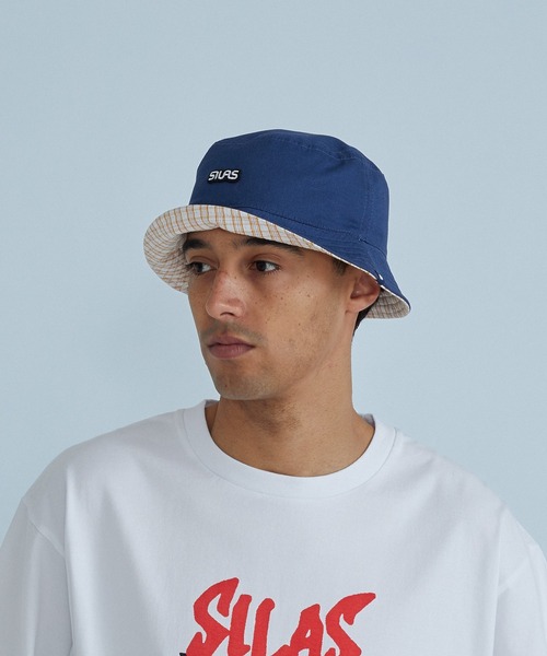 SILAS(サイラス)の「DJANGO’S BUCKET HAT(ハット・メンズ・ホワイト/オレンジ・ONE SIZE)」の5枚目の写真