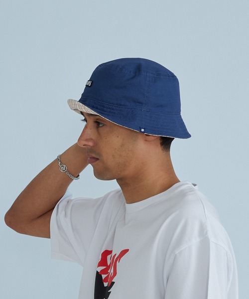SILAS(サイラス)の「DJANGO’S BUCKET HAT(ハット・メンズ・ホワイト/オレンジ・ONE SIZE)」の7枚目の写真