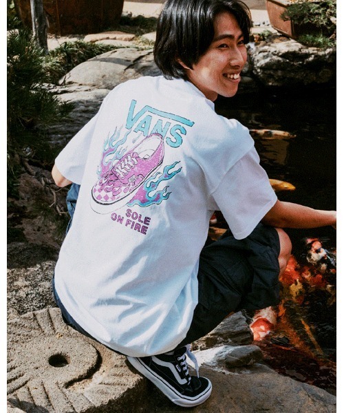 VANS(バンズ)の「VANS ヴァンズ AUTHENTIC 1 SS TEE ショートスリーブ VN0011YEWHT ABC-MART限定 WHITE(Tシャツ/カットソー・メンズ・ホワイト・XX-LARGE/X-LARGE/LARGE/MEDIUM/SMALL)」の1枚目の写真