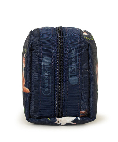 LeSportsac(レスポートサック)の「RECTANGULAR COSMETIC トロピカルミャオキャット(ポーチ・レディース・ブルー・FREE)」の2枚目の写真