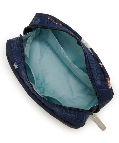 LeSportsac(レスポートサック)の「RECTANGULAR COSMETIC トロピカルミャオキャット(ポーチ・レディース・ブルー・FREE)」の4枚目の写真