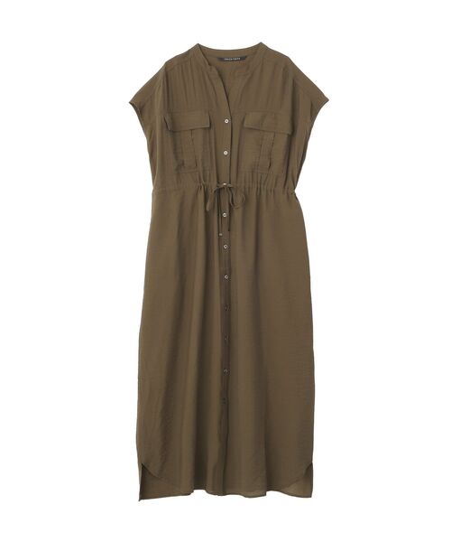 YECCA VECCA(イェッカヴェッカ)の「ミリタリースキッパーシャツワンピース(シャツワンピース・レディース・ベージュ/カーキ/チャコールグレー・FREE)」の21枚目の写真