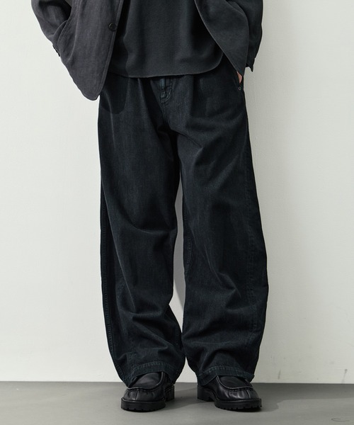 CITY TOKYO(シティトウキョウ)の「【CITY TOKYO/シティートーキョー】KAIHARA DENIM ヴィンテージフェードパンツ(デニムパンツ・メンズ・ダークブルー/ブラック/ダークインディゴブルー・3/2/1)」の1枚目の写真