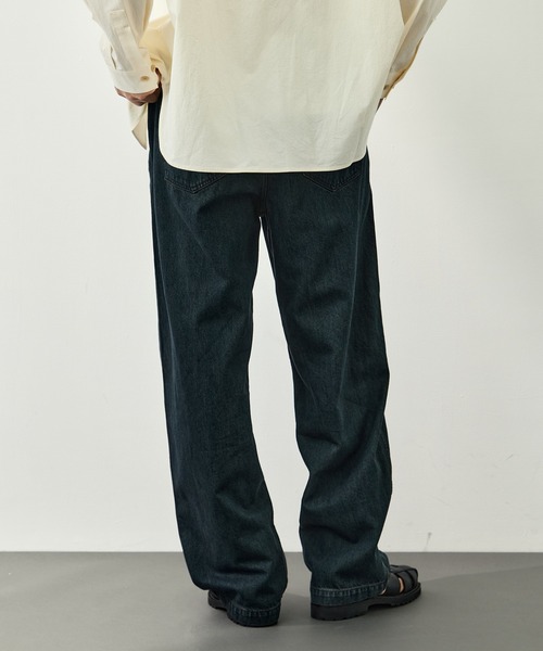 CITY TOKYO(シティトウキョウ)の「【CITY TOKYO/シティートーキョー】KAIHARA DENIM ヴィンテージフェードパンツ(デニムパンツ・メンズ・ダークブルー/ブラック/ダークインディゴブルー・3/2/1)」の7枚目の写真
