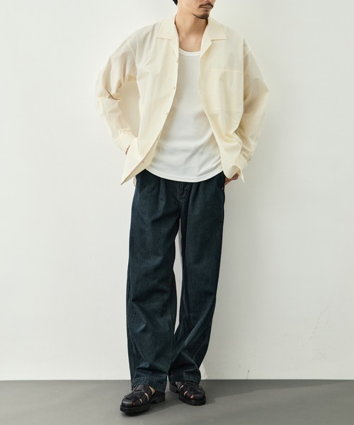 CITY TOKYO(シティトウキョウ)の「【CITY TOKYO/シティートーキョー】KAIHARA DENIM ヴィンテージフェードパンツ(デニムパンツ・メンズ・ダークブルー/ブラック/ダークインディゴブルー・3/2/1)」の8枚目の写真
