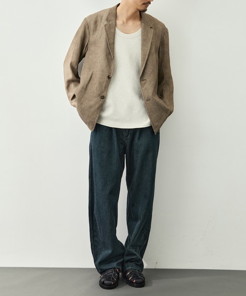 CITY TOKYO(シティトウキョウ)の「【CITY TOKYO/シティートーキョー】KAIHARA DENIM ヴィンテージフェードパンツ(デニムパンツ・メンズ・ダークブルー/ブラック/ダークインディゴブルー・3/2/1)」の9枚目の写真