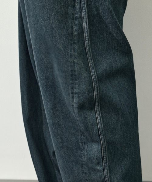 CITY TOKYO(シティトウキョウ)の「【CITY TOKYO/シティートーキョー】KAIHARA DENIM ヴィンテージフェードパンツ(デニムパンツ・メンズ・ダークブルー/ブラック/ダークインディゴブルー・3/2/1)」の13枚目の写真