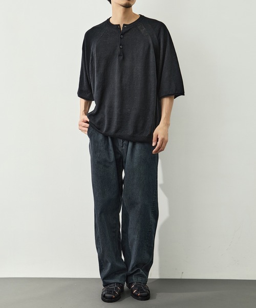 CITY TOKYO(シティトウキョウ)の「【CITY TOKYO/シティートーキョー】KAIHARA DENIM ヴィンテージフェードパンツ(デニムパンツ・メンズ・ダークブルー/ブラック/ダークインディゴブルー・3/2/1)」の11枚目の写真
