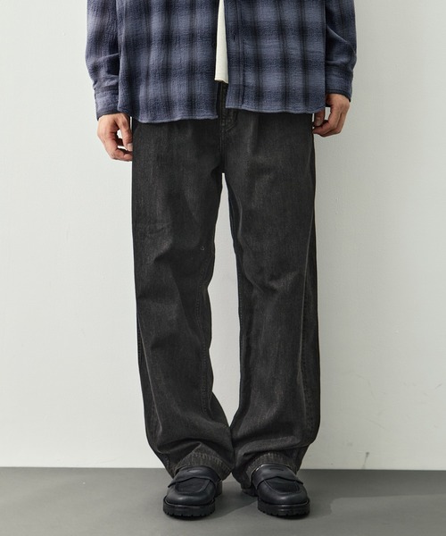 CITY TOKYO(シティトウキョウ)の「【CITY TOKYO/シティートーキョー】KAIHARA DENIM ヴィンテージフェードパンツ(デニムパンツ・メンズ・ダークブルー/ブラック/ダークインディゴブルー・3/2/1)」の15枚目の写真