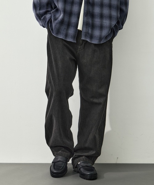 CITY TOKYO(シティトウキョウ)の「【CITY TOKYO/シティートーキョー】KAIHARA DENIM ヴィンテージフェードパンツ(デニムパンツ・メンズ・ダークブルー/ブラック/ダークインディゴブルー・3/2/1)」の16枚目の写真
