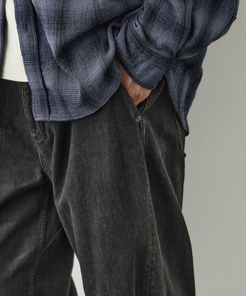 CITY TOKYO(シティトウキョウ)の「【CITY TOKYO/シティートーキョー】KAIHARA DENIM ヴィンテージフェードパンツ(デニムパンツ・メンズ・ダークブルー/ブラック/ダークインディゴブルー・3/2/1)」の22枚目の写真