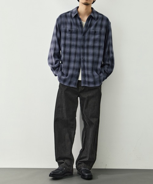 CITY TOKYO(シティトウキョウ)の「【CITY TOKYO/シティートーキョー】KAIHARA DENIM ヴィンテージフェードパンツ(デニムパンツ・メンズ・ダークブルー/ブラック/ダークインディゴブルー・3/2/1)」の19枚目の写真