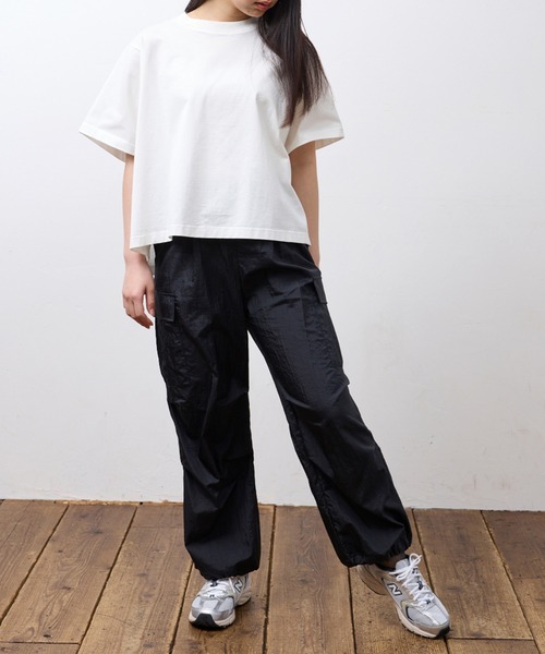 Nunc.（ヌンク）の「ワッシャーパラシュートカーゴパンツ（カーゴパンツ・レディース・ベージュ/ダークブラウン/ブラック・FREE）」の16枚目の写真
