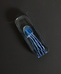 ROOPTOKYO（ループトウキョウ）の「DETAIL/ディティール JELLYFISH TWISTED LEG Tall / Blue くらげ クラゲ グラスオブジェ ガラスオブジェ 置き物 インテリア ハンドメイド クリア 透明 2026年 夏（インテリア雑貨）」