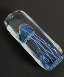 Detail（ディテール）の「DETAIL/ディティール JELLYFISH TWISTED LEG Tall / Blue くらげ クラゲ グラスオブジェ ガラスオブジェ 置き物 インテリア ハンドメイド クリア 透明 2026年 夏（インテリア雑貨）」