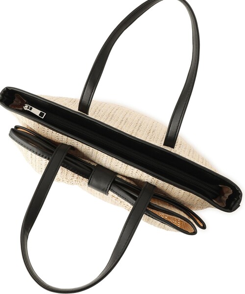 Jayro(ジャイロ)の「エニアリボンバッグ(トートバッグ・レディース・ライトグレー/ベージュ/ライトグリーン/キナリ・FREE)」の9枚目の写真
