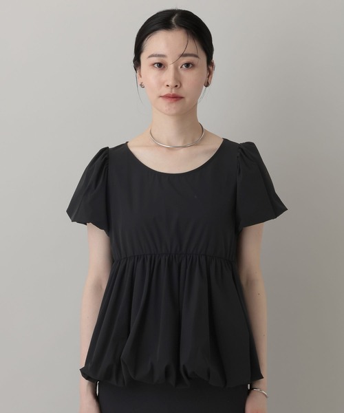 A part by（アパートバイ）の「【インフルエンサーyuiさんコラボ】YUバルーンギャザーブラウス（シャツ/ブラウス・レディース・オフホワイト/ブラック/ブルー系その他3・FREE）」の19枚目の写真