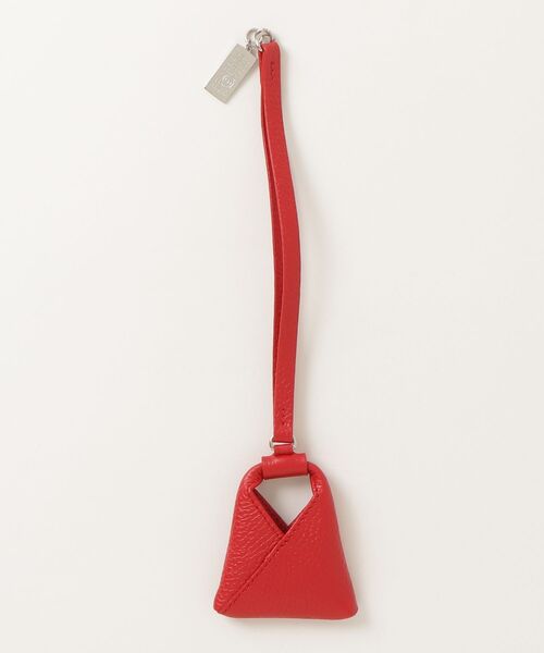 MM6 Maison Margiela（ｴﾑｴﾑｼｯｸｽ ﾒｿﾞﾝ ﾏﾙｼﾞｪﾗ）の「KEY RING SA5UA0006（ストール/ショール・メンズ・レッド/ブラック・FREE）」の2枚目の写真