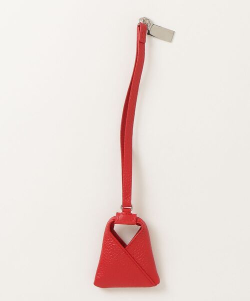 MM6 Maison Margiela（ｴﾑｴﾑｼｯｸｽ ﾒｿﾞﾝ ﾏﾙｼﾞｪﾗ）の「KEY RING SA5UA0006（ストール/ショール・メンズ・レッド/ブラック・FREE）」の3枚目の写真